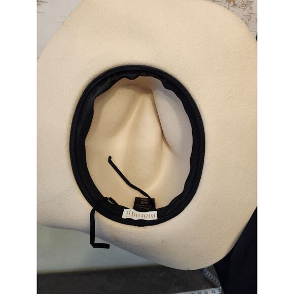 Maradji Fendora Hat Victor-off White Western Wool Felt Gus Copper Beads Hat S‎ M main image 7